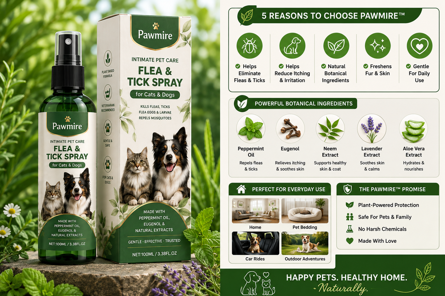 Pawmire-Protect Your Pet Before Fleas & Ticks Become a Problem