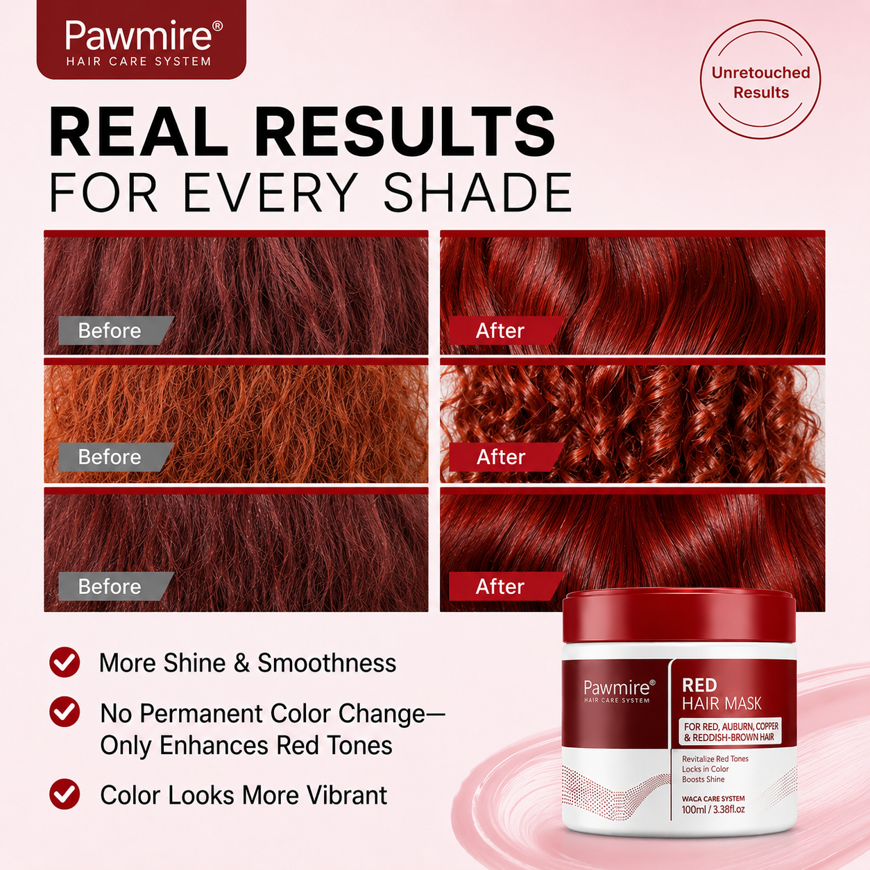 Pawmire® Color Care Hair Mask – Tone, Refresh & Shine for Color-Treated Hair