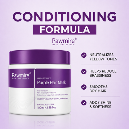 Pawmire® Color Care Hair Mask – Tone, Refresh & Shine for Color-Treated Hair