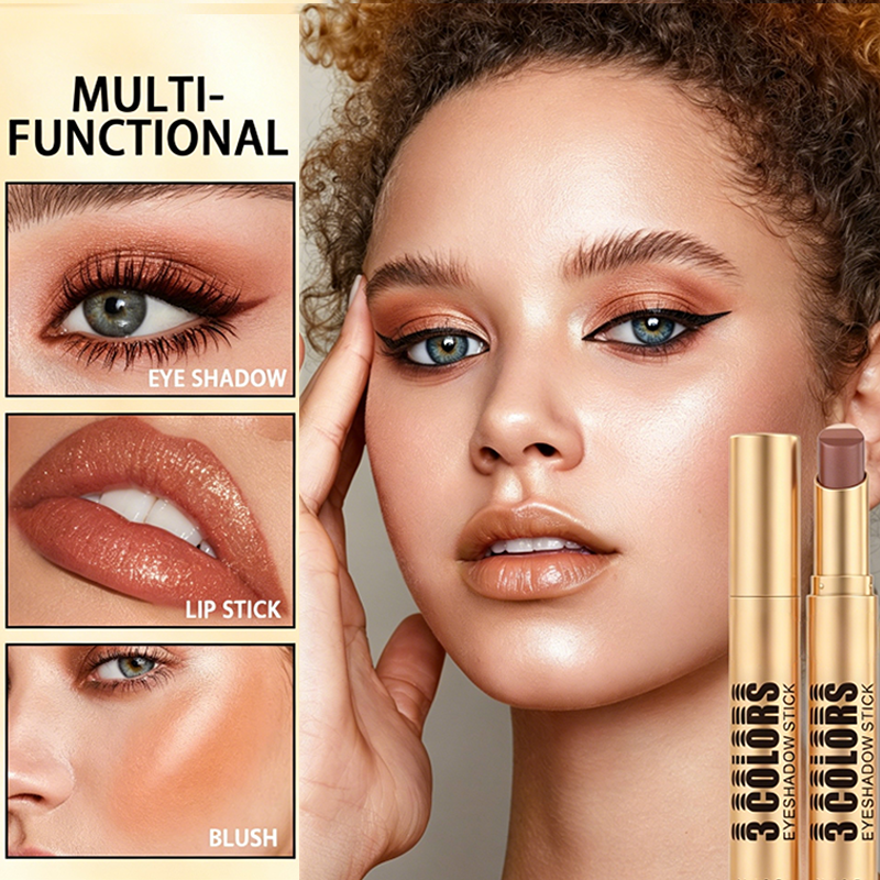 🏆Flash Sale⚡50K+ SOLD! Almost Gone-💥3 Color Eyeshadow Stick