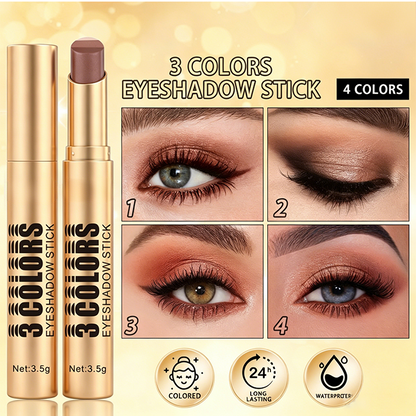 🏆Flash Sale⚡50K+ SOLD! Almost Gone-💥3 Color Eyeshadow Stick